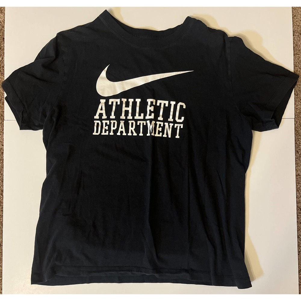 Nike Men's Athletic Department T-Shirt Crew Neck Short Sleeve Shirt Size Medium